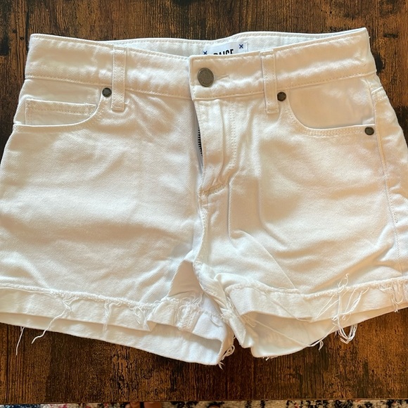 Paige White Denim Shorts - Picture 1 of 5